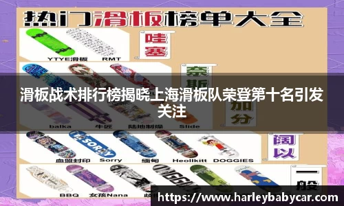 滑板战术排行榜揭晓上海滑板队荣登第十名引发关注