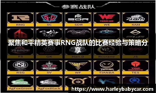 聚焦和平精英赛事RNG战队的比赛经验与策略分享