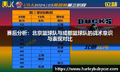 赛后分析：北京篮球队与成都篮球队的战术意识与表现对比